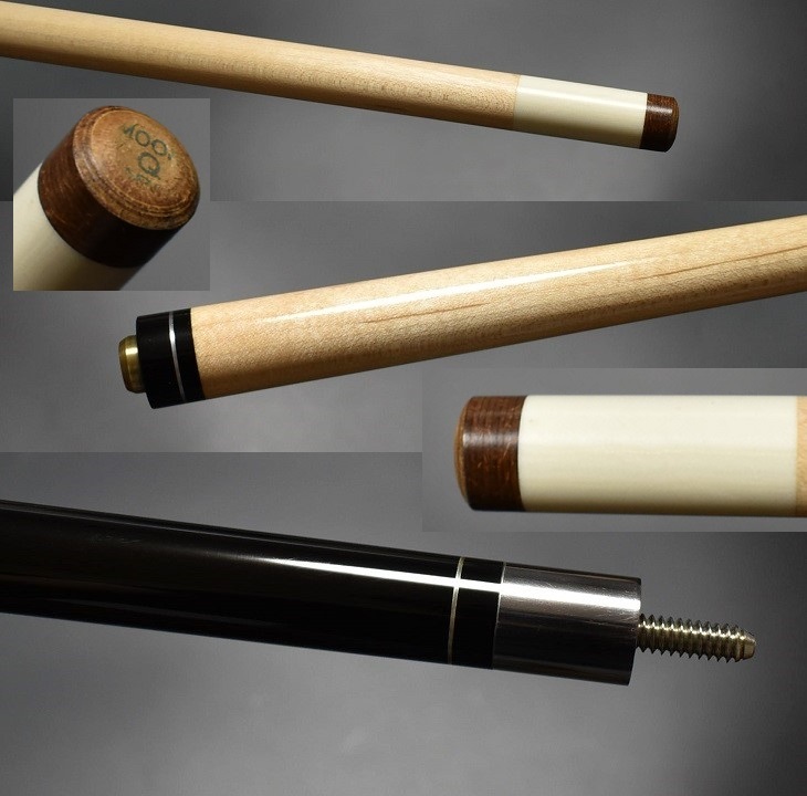 ★Jacoby custom cue★Gambler★ ジャコビー リザード本革 14山 ジョイントプロテクター付属の画像9