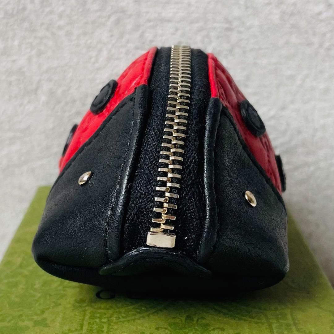 希少/極美品】 GUCCI グッチ チルドレン てんとう虫 GG マイクロ 希少/極美品】 GUCCI グッチ チルドレン てんとう虫 GG マイクロ