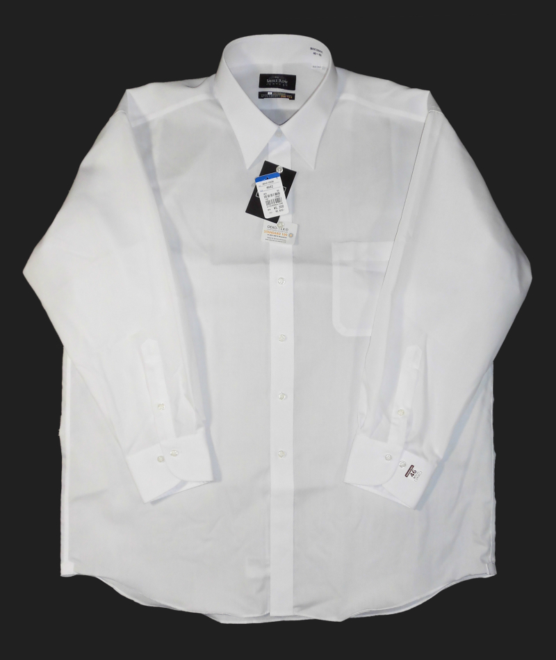 タグ付き 未使用品 Savile Row サビルロウ 洋服の青山 non ironmax ノンアイロン ワイシャツ サイズ46-82 (3L) ホワイト メンズ トップス_画像1