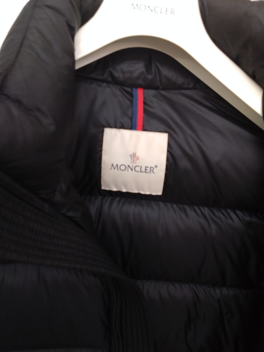 ダウンジャケット モンクレール MONCLER　定価204600円BRAMANTナイロンフーデッドダウンジャケット　ブラックsize3 L相当１円スタート！！_画像7