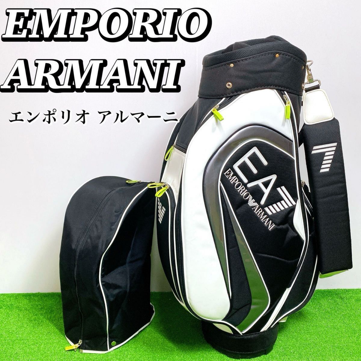 【一流ブランド】希少！激レア！エンポリオ アルマーニ EA7 キャディバッグ EMPORIO ARMANI ゴルフ バッグ