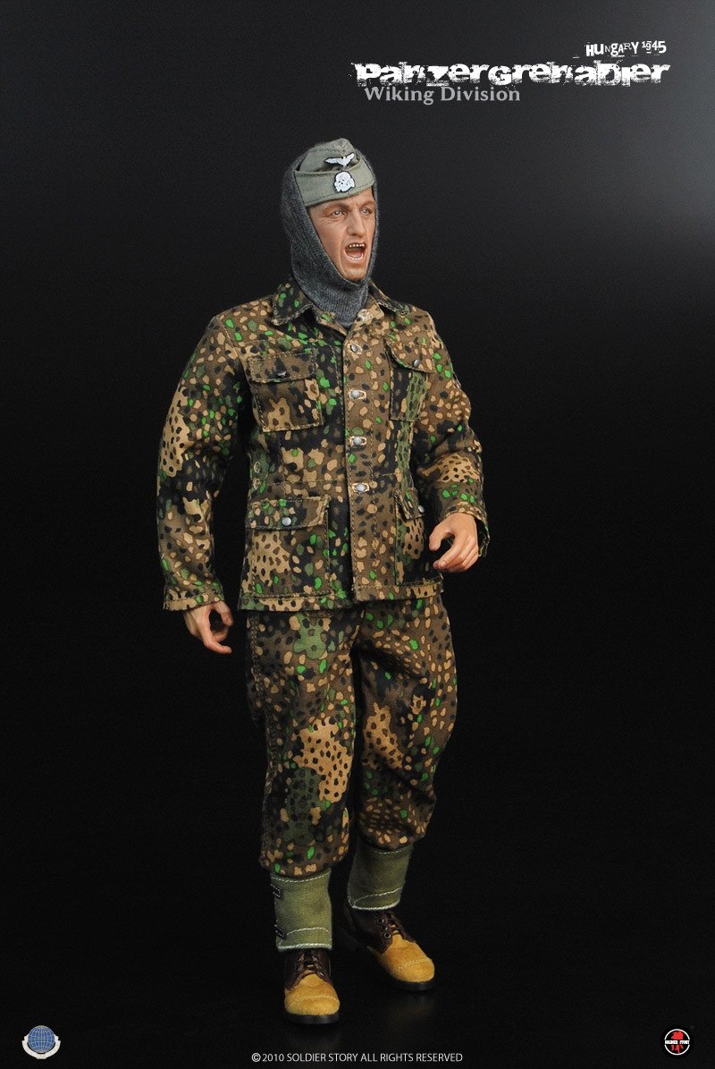 [Soldier Story]1/6 WW.II Germany army no. 5SS equipment ... vi - King PANZERGRENADIER WIKING DIVISION HUNGARY 1945 search DID 3R