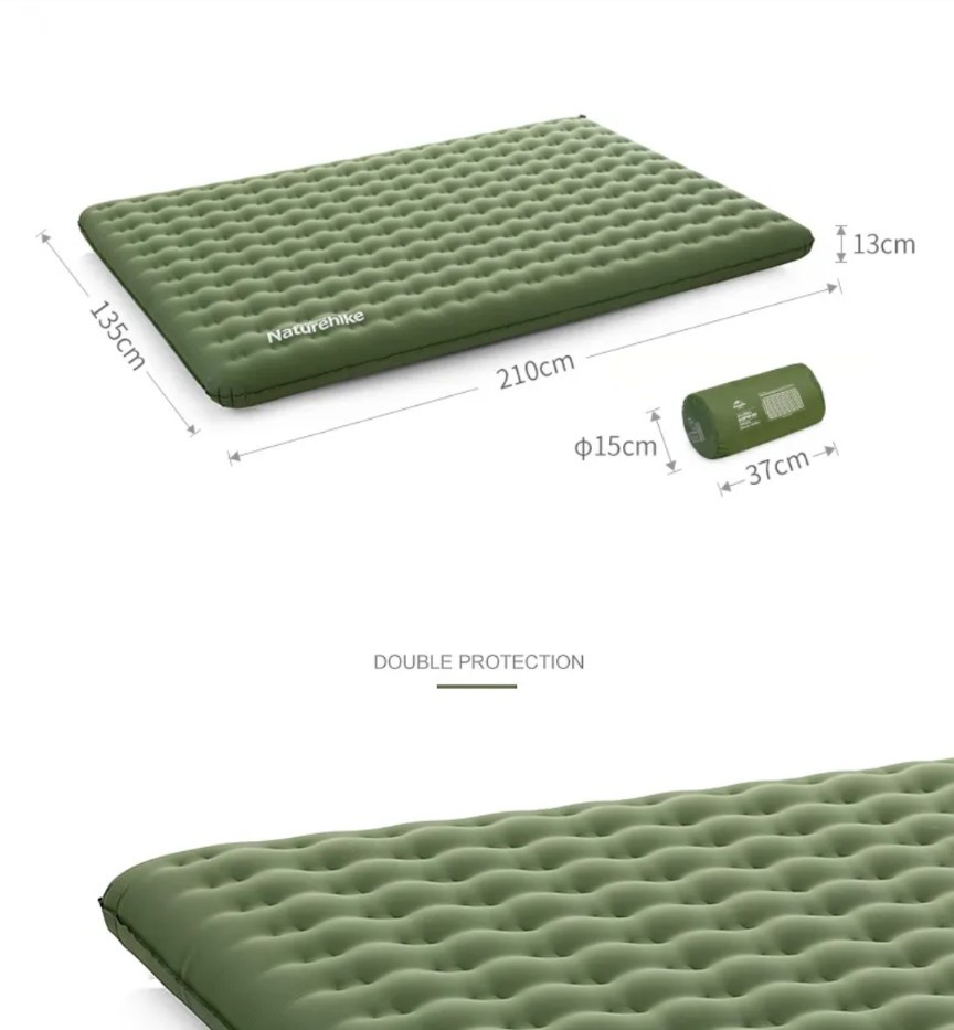 Nature Hike Airmat ネイチャーハイク　エアマット新品未使用 キャンピングマット キャンプマット エアーマット テントマット_画像4