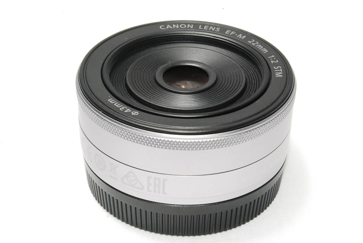 【極上美品】Canon キヤノン EF-M 22mm F2 STM パンケーキレンズ EOS-M シリーズ y915_画像6