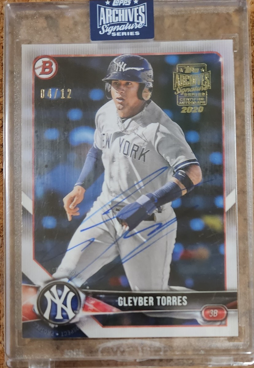 Topps ARCHIVES signature auto EUGENIO SUAREZ 16/32 GLEYBER TORRES 4/12 SHAWN GREEN 8/17 3枚セット_画像3