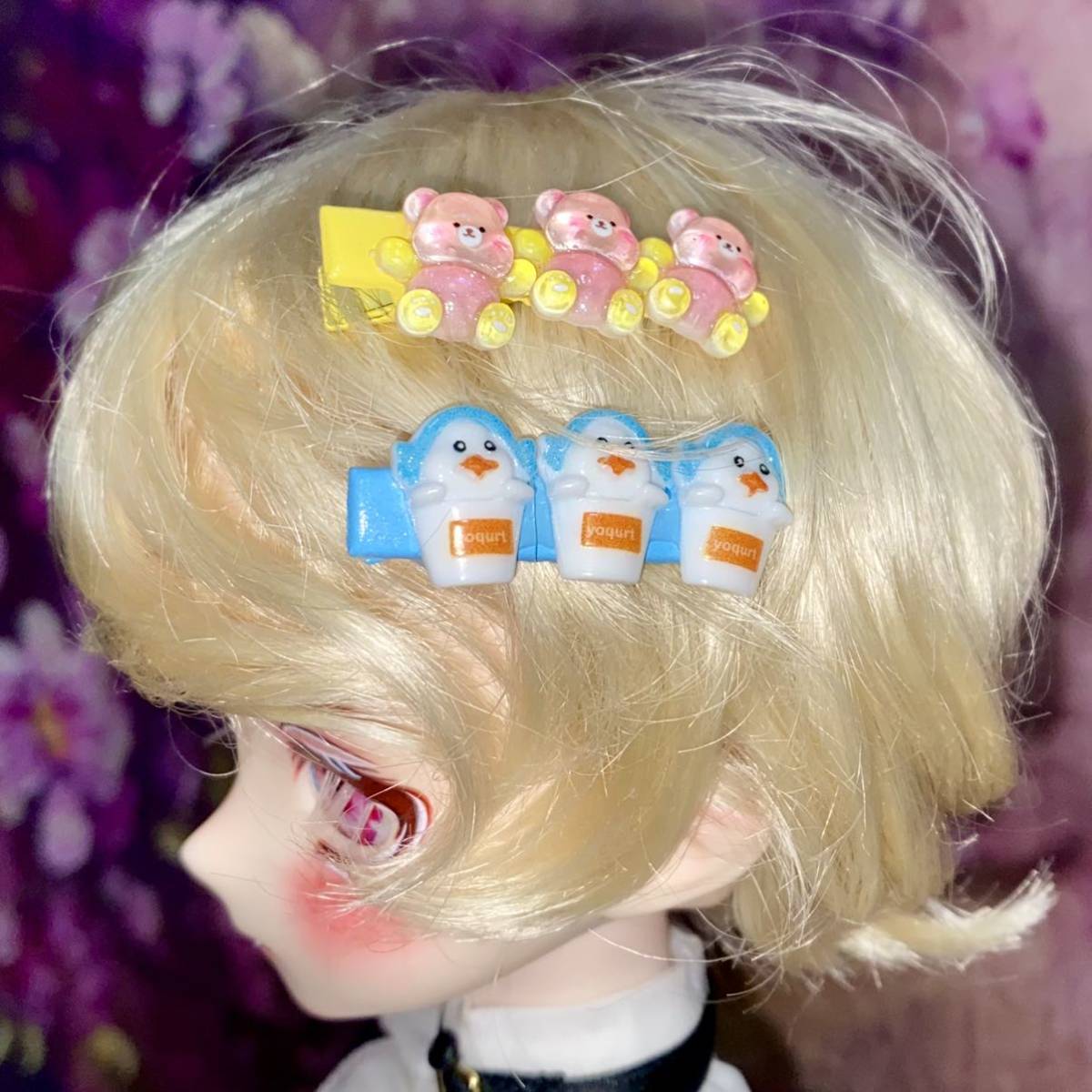 たなか屋さん。 ドール 用 デコ ヘアピン クリップ アクセサリー 15_画像3