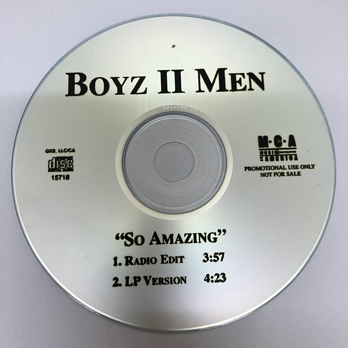 黒箱3 HIPHOP,R&B BOYZ II MEN - SO AMAZING シングル CD 中古品_画像1