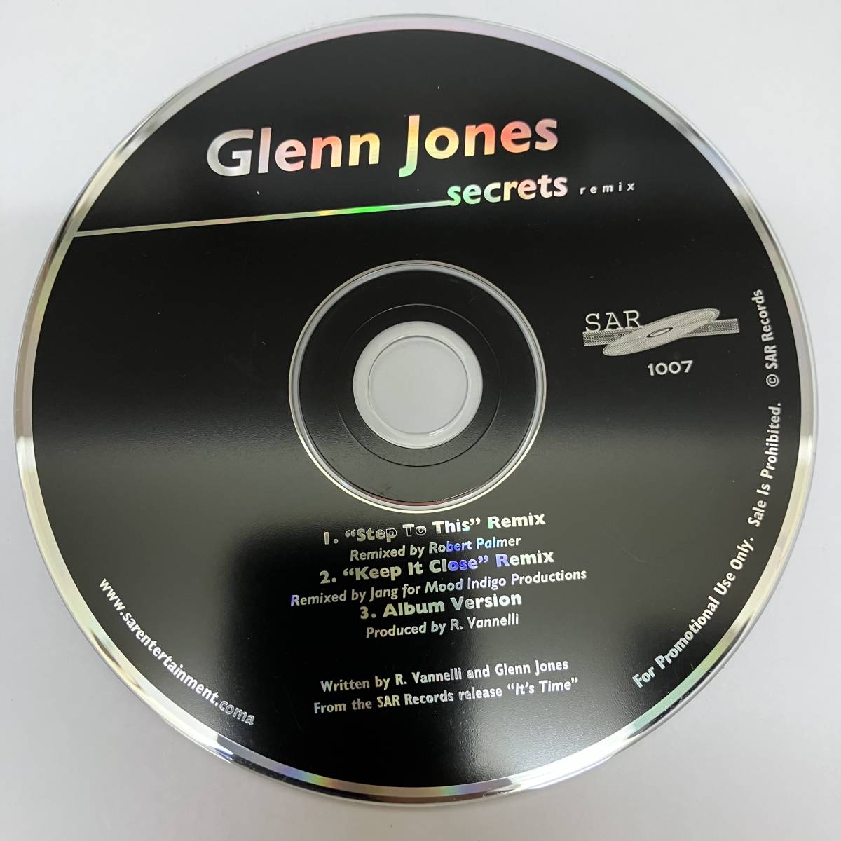 黒箱3 HIPHOP,R&B GLENN JONES - SECRETS REMIX シングル CD 中古品_画像1