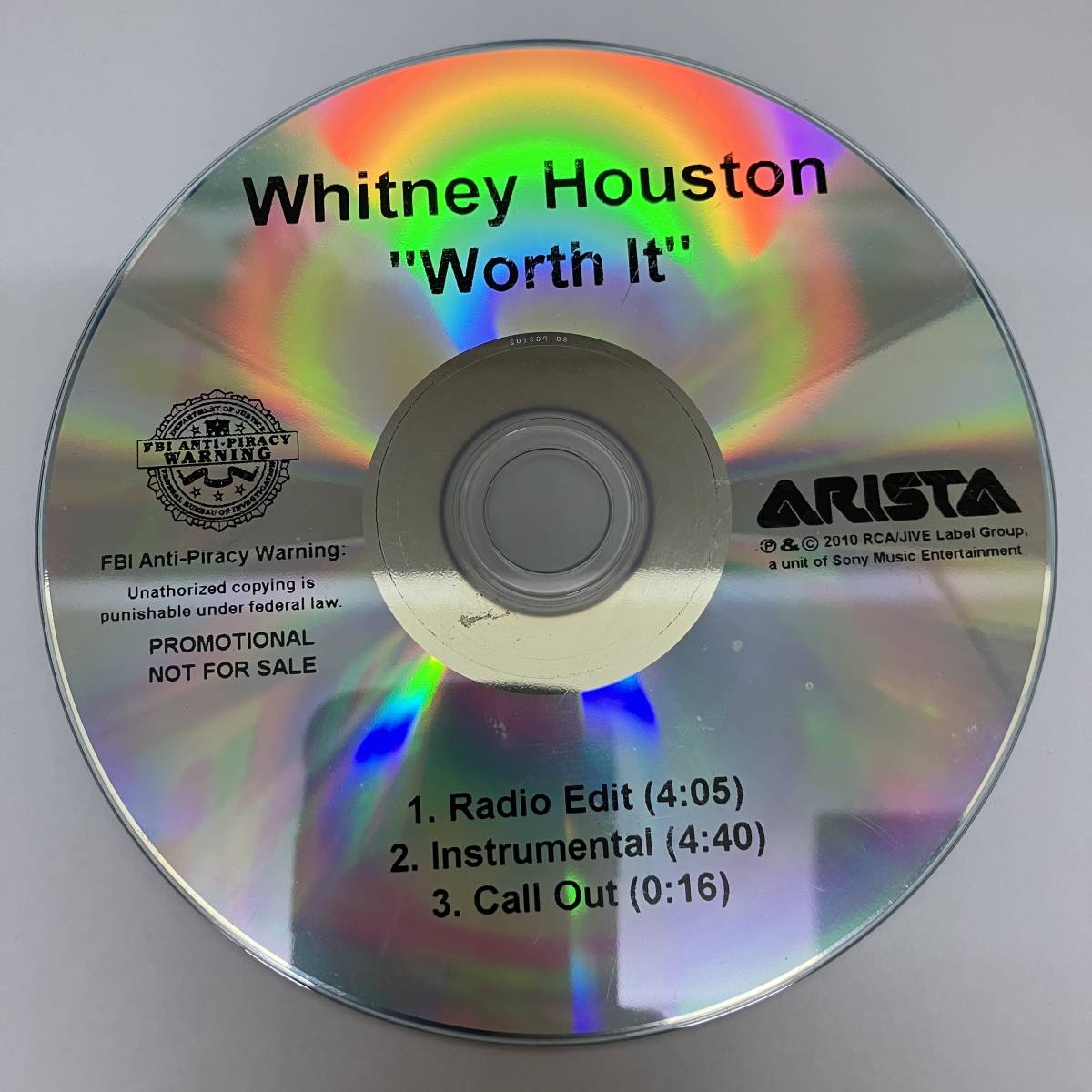 黒箱3 HIPHOP,R&B WHITNEY HOUSTON - WORTH IT INST,シングル,PROMO盤 CD 中古品_画像1