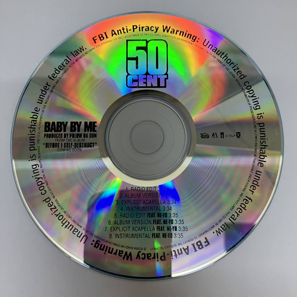 黒箱3 HIPHOP,R&B 50 CENT - BABY BY ME INST,シングル CD 中古品_画像1