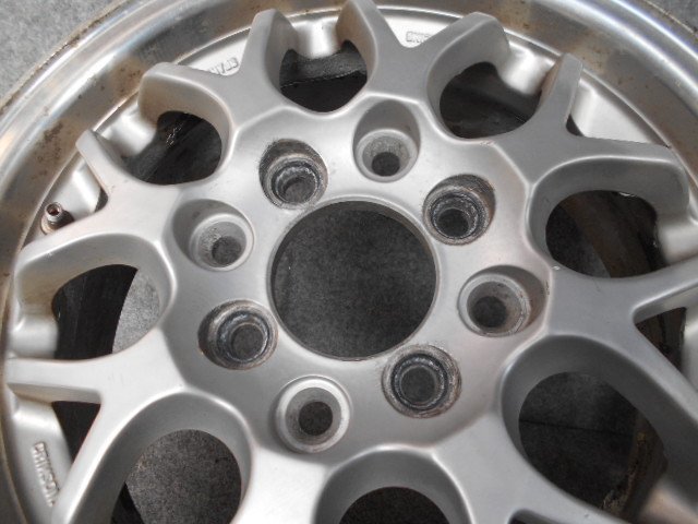 中古　Racing SPARCO　スパルコ　ホイール　13×5J　4H　PCD100　114.3　4本セット　13インチ_画像3