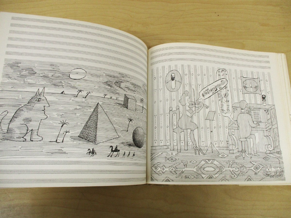 ◇C3447 書籍「The Inspector 」1973年 英語版 Saul Steinberg ソール・スタインバーグ 漫画 イラストレーション 作品集 美術 アート_画像2