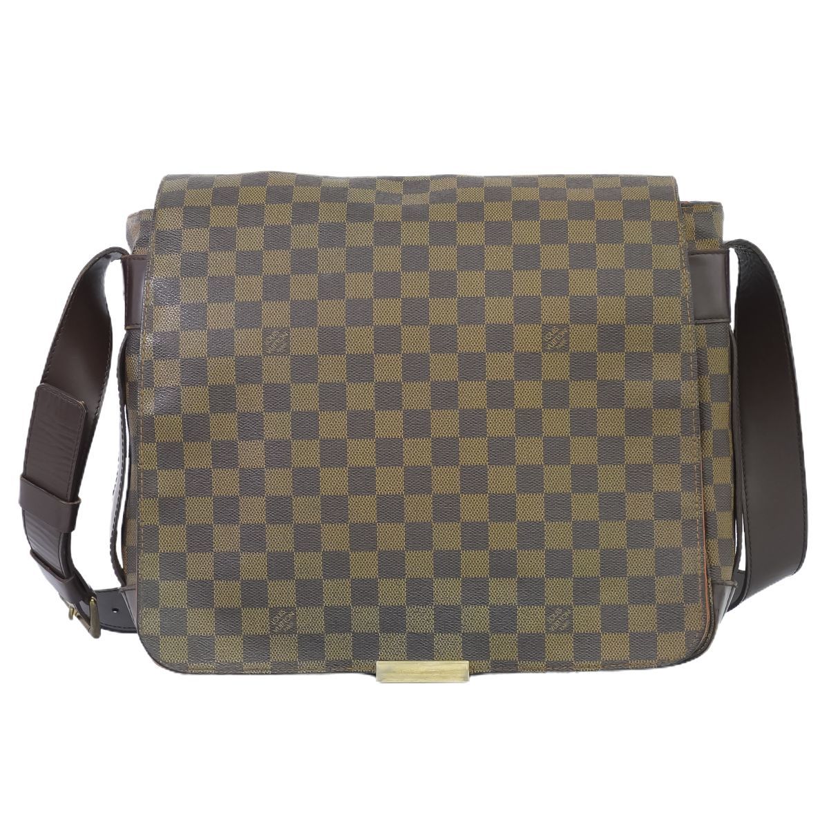 本物 ルイヴィトン LOUIS VUITTON LV アベス ダミエ エベヌ ショルダーバッグ メッセンジャーバッグ ブラウン N45257_画像1