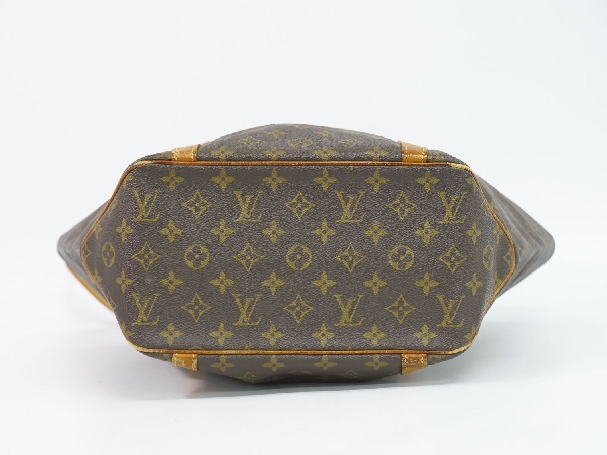 本物 ルイヴィトン LOUIS VUITTON LV サックショッピング モノグラム ショルダーバッグ トートバッグ ブラウン M51108_画像3