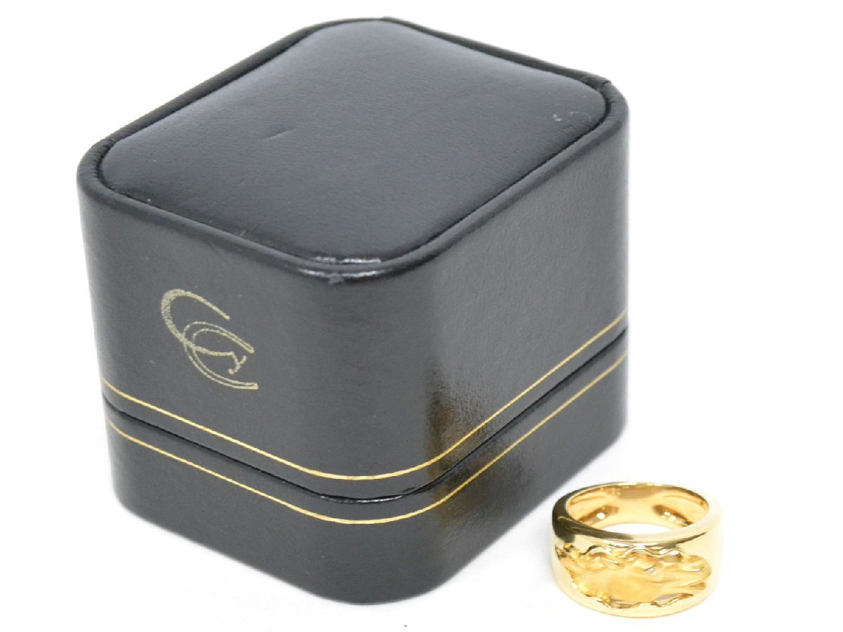  genuine article Carrera y Carrera Carrera y Carrera diamond 750 YG ring ring 11 number yellow gold 