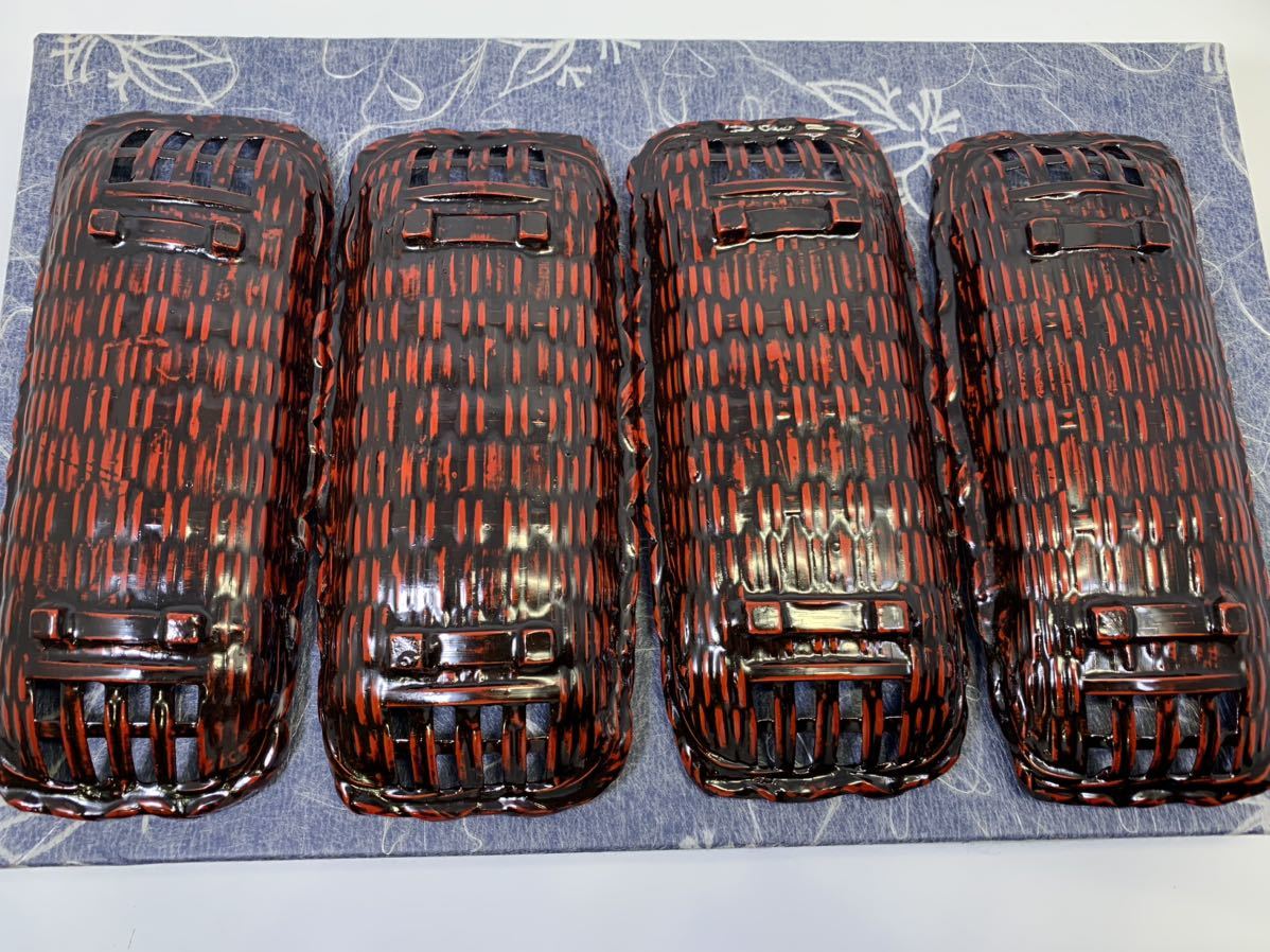  9 tray. .. lacquer ware 9 tray .. lacquer ware lacquer ware tray 4 point set lacquer handicraft 