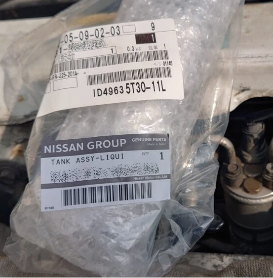  Nissan original 180SX air conditioner liquid tank receiver tanker RPS13 KRPS13 NISSAN Nissan pressure switch attaching 