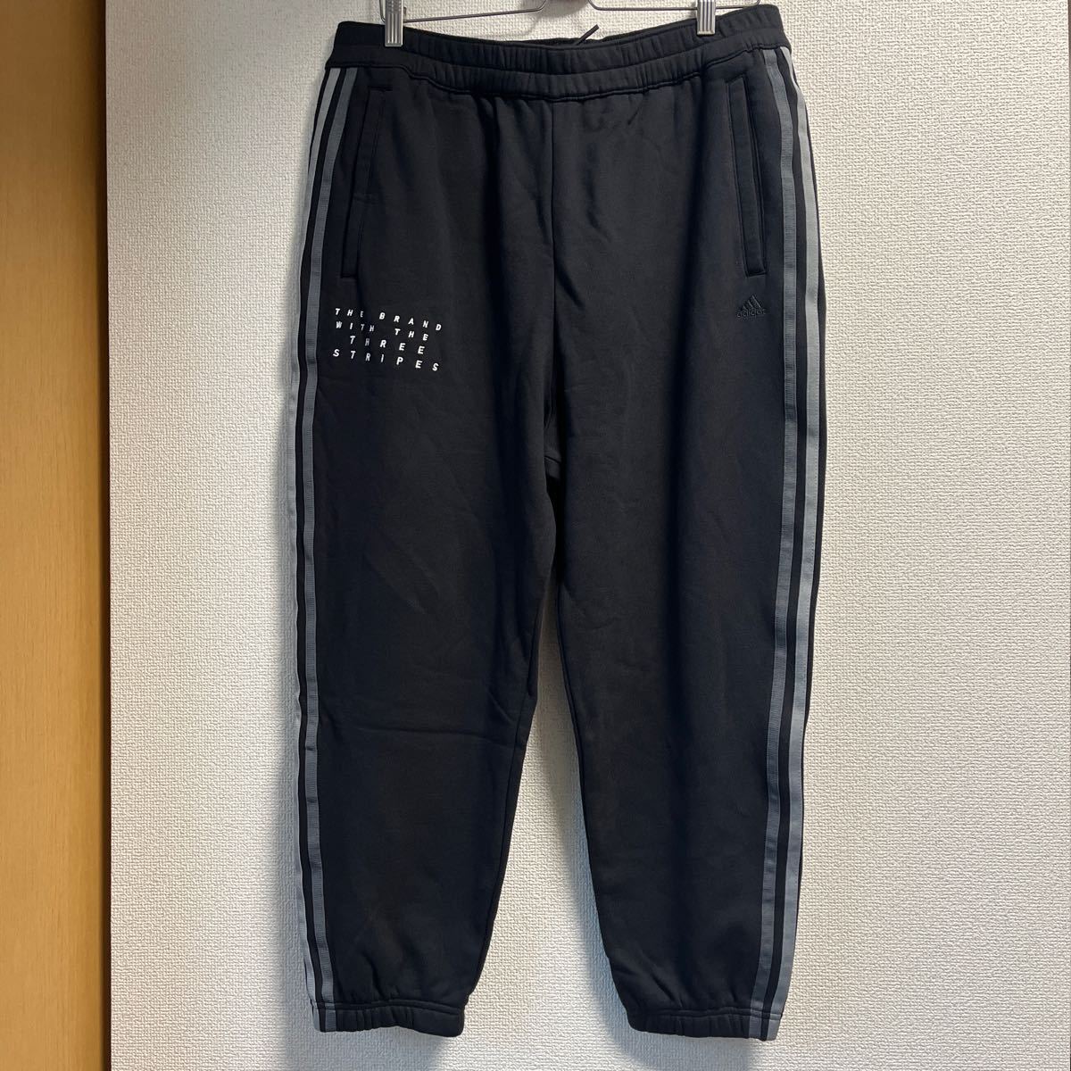 XLサイズ アディダス adidas メンズ スウェットロングパンツ MCITYスウェットパンツ ブラック 黒 _画像1