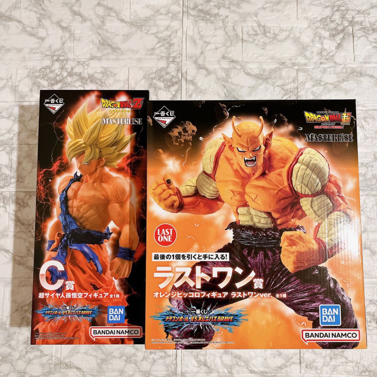 【本日発送可能】ドラゴンボール　一番くじ　オムニバスBRAVE ブレイブ フィギュア 2点セット　C賞、ラストワン賞