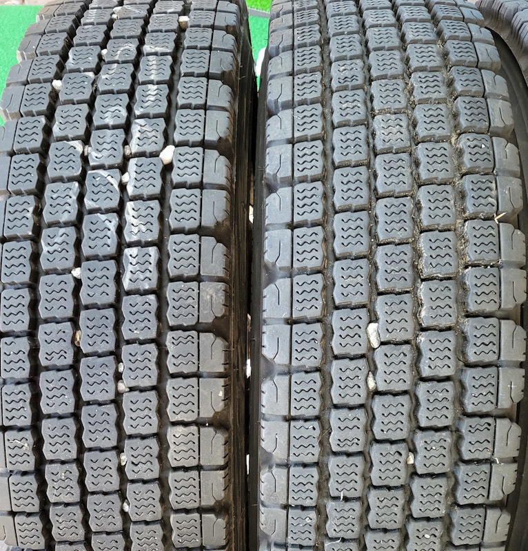 中型用中古スタッドレスセット 225/80R17.5 17.5x6.0 6本格安_画像4