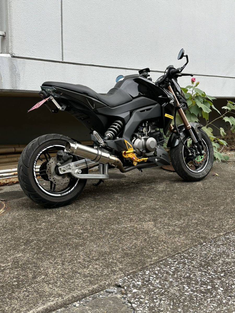 z125pro スイングアーム　ロンスイ　＋2インチ　ローダウン_画像8