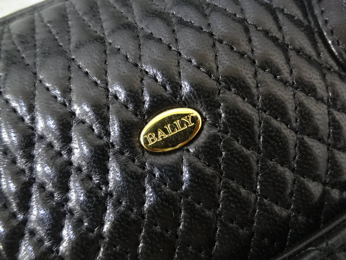 【必見】 BALLY バリー 高級本革 婦人 レディース レザー バッグ ヴィンテージ 本革 マトラッセ_■商品説明に詳細画像をご覧いただけます。