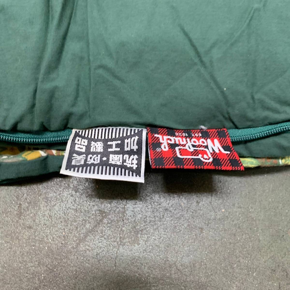 【WOOLRICH】 ウールリッチ スリーピングバッグ SLEEPING BAG キャンプ アウトドア レジャー 寝袋 寝具 封筒型 シュラフ ②_画像6