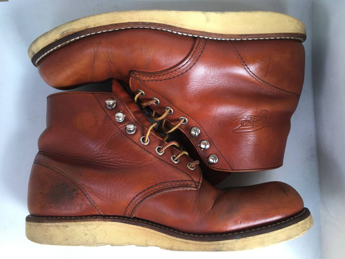 【RED WING】8166 US 9 D (27cm) MADE IN USA 2010年4月製造　ハト目上三つ クイックリリース！_画像6