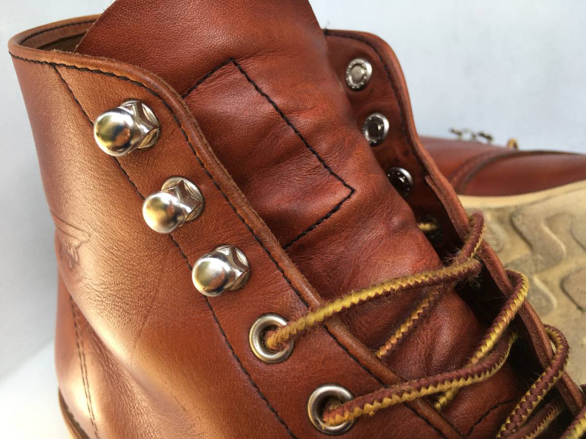 【RED WING】8166 US 9 D (27cm) MADE IN USA 2010年4月製造　ハト目上三つ クイックリリース！_画像10