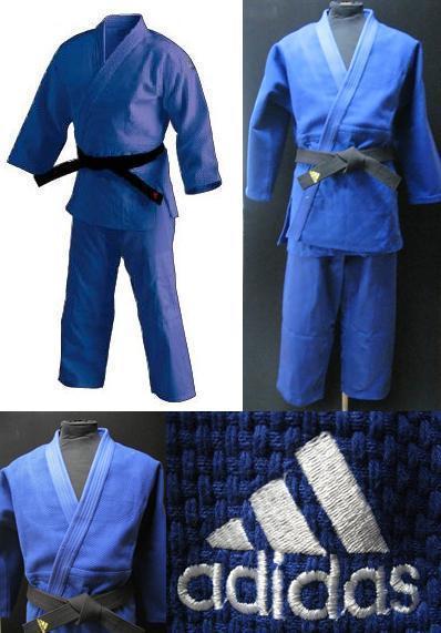 交換無料! 170cm 4Y adidas 柔道着 J730NB (武道スピリット2 BLUE) 上下 柔道着