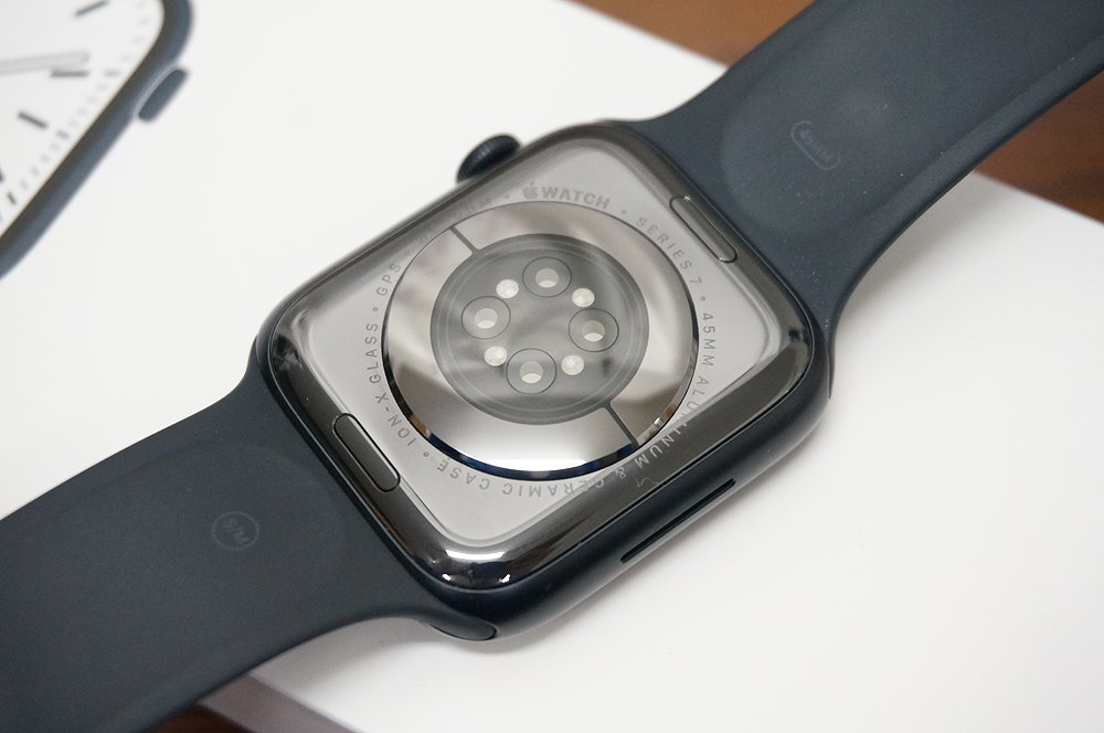 Apple アップル Applewatch Series7 45mm GPSモデル MKN53J/A スポーツバンド A2474 アップルウォッチ スマートウォッチ 送料無料 2027484_画像4