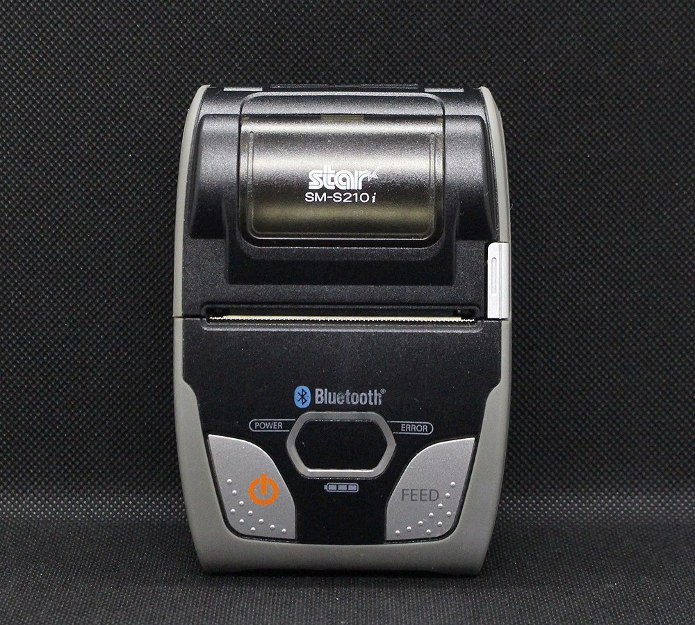 スター精密 STAR SM-S210iシリーズ Bluetooth モバイルプリンター レシートプリンター タブレットPOSレジ 通電のみ確認済 現状渡し 2030697