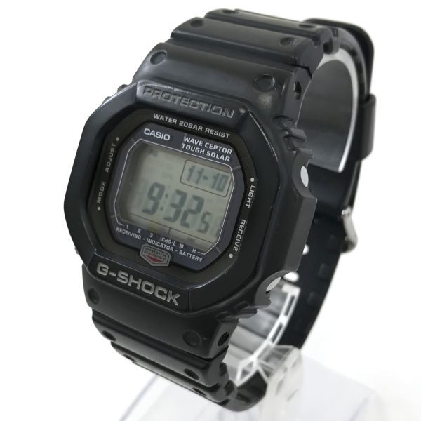 CASIO カシオ G-SHOCK ジーショック 腕時計 GW-5600J-1 電波ソーラー タフソーラー スクエア 四角 ブラック 20気圧 デジタル 動作確認済み_画像2