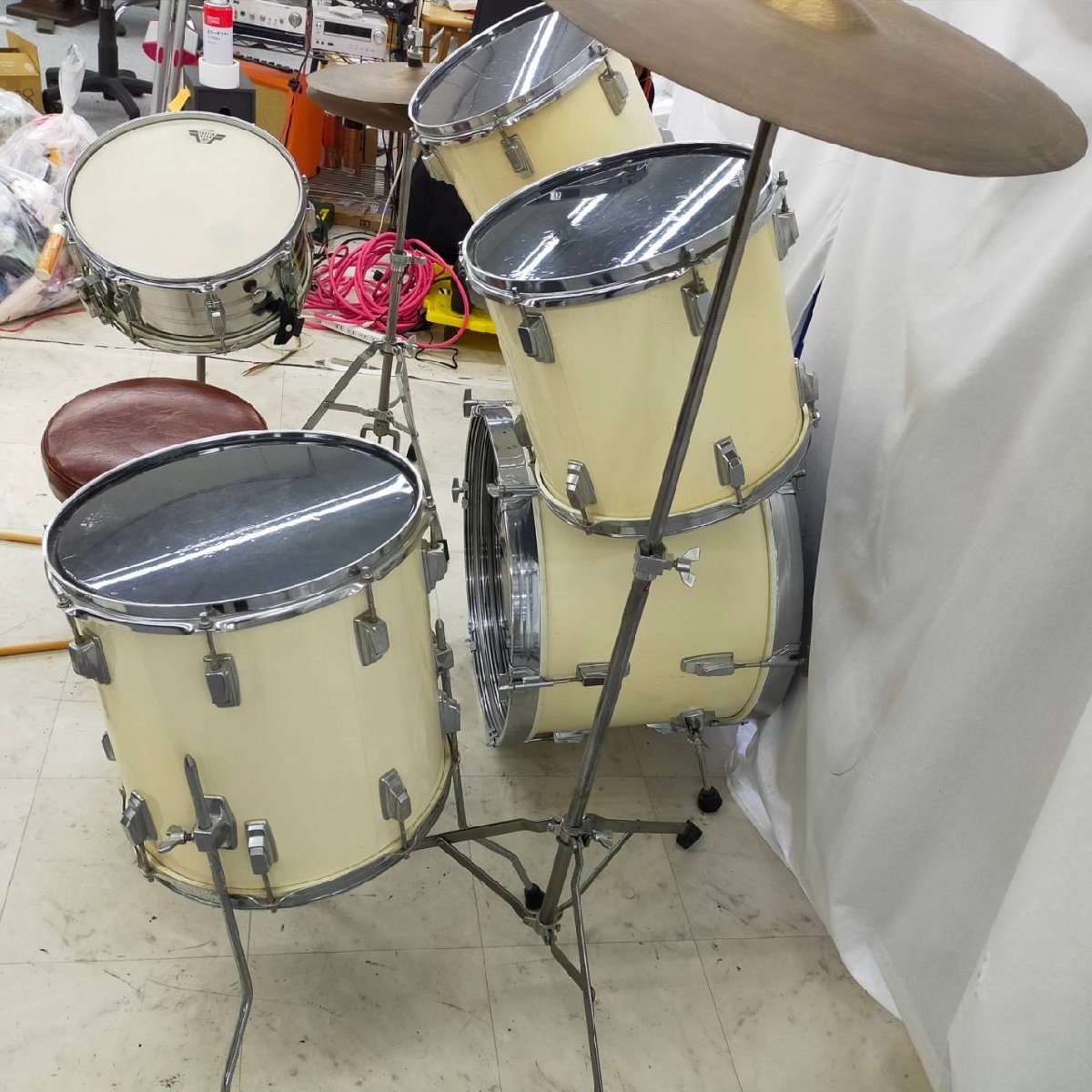 T2676□【中古】【3個口】TAMA SWINGSTAR ドラムセット一式_画像3