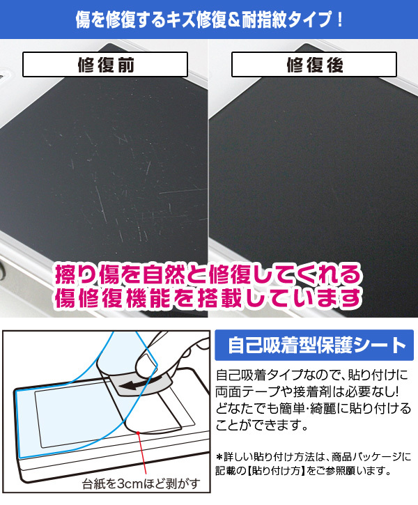 MacBook Pro 16 -inch M3 (2023) tabletop protection film OverLay Magic for MacBook Pro body protection film scratch restoration fingerprint prevention coating 