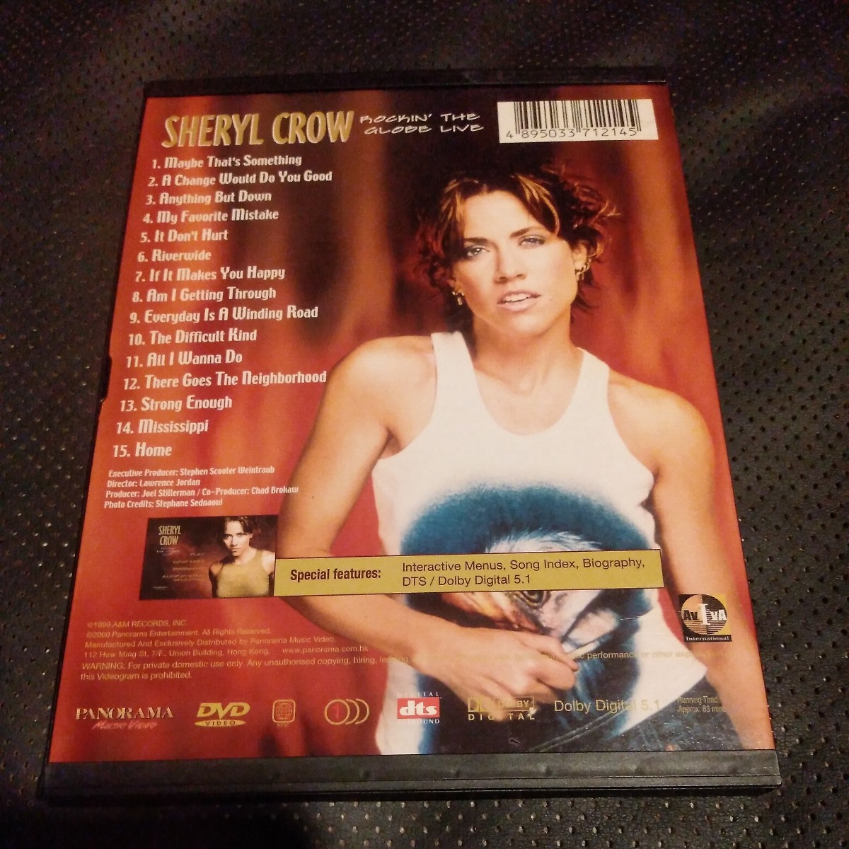 sheryl crow シェリル・クロウ DVD「ロッキン・ザ・グローブ・セッション Rockin' The Globe Live」 輸入盤DVD