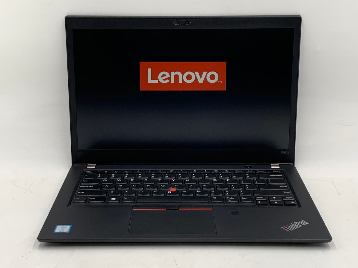 英語キーボード フルHD 14型 Lenovo ThinkPad T480S Windows11 八世代 i7-8650U 24GB NVMe 512GB-SSD カメラ 無線 Office付 中古_画像1