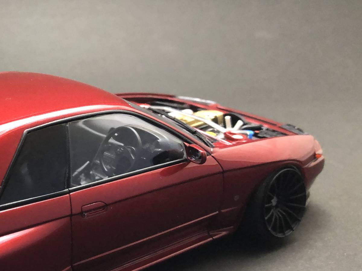 田宮1/24日產Skyline GT-R R32 Nismo定製成品 原文:タミヤ 1/24 ニッサン スカイライン GT-R R32 ニスモカスタム 完成品