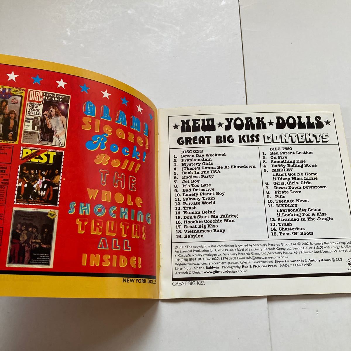 NEW YORK DOLLS ニューヨーク・ドールズ GREAT BIG KISS Seven Days Weekend Jet Boy Human Being Personality Crisis Looking For A Kiss_画像6