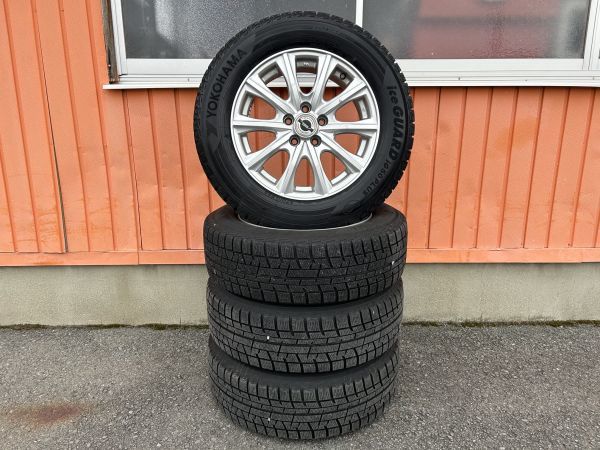 ★売切★ウィッシュ他★2019年製★YOKOHAMA★ice GUARD iG50 PLUS★195/65R15★スタッドレスタイヤ×社外アルミホイール★４本セット★(260_画像1