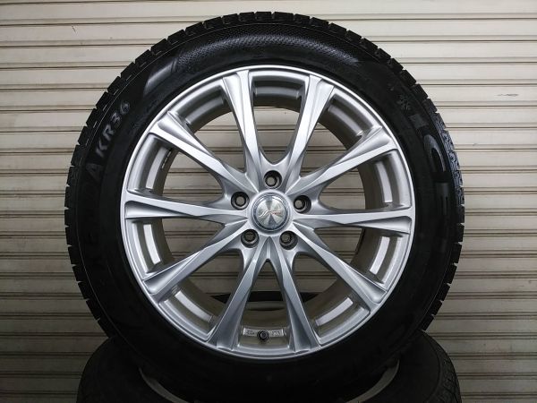 ★売切★デリカD:5他★KENDA★KR36 ICETEC NEO★225/55R18★スタッドレスタイヤ＆社外アルミホイール★４本セット★(288)_画像2