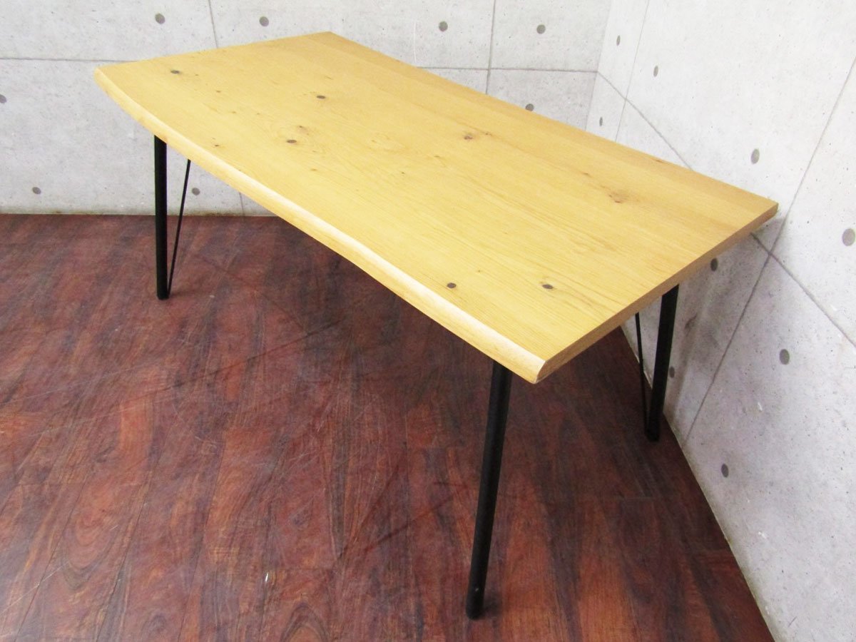 # выставленный товар #SEKI/. мебель # высококлассный #RIEDEL/ Lee Dell # дуб материал × steel # обеденный 6 позиций комплект #11 десять тысяч #smm8490k