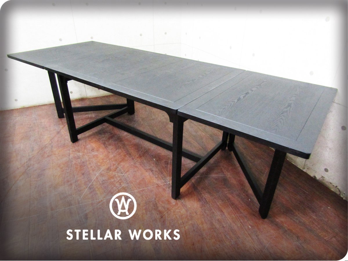 新品/未使用品/STELLAR WORKS/FLYMEe/BM Dining Table/Borge Mogensen/アッシュ/ブラック/バタフライダイニングテーブル/236,500円/ft8298k_画像1