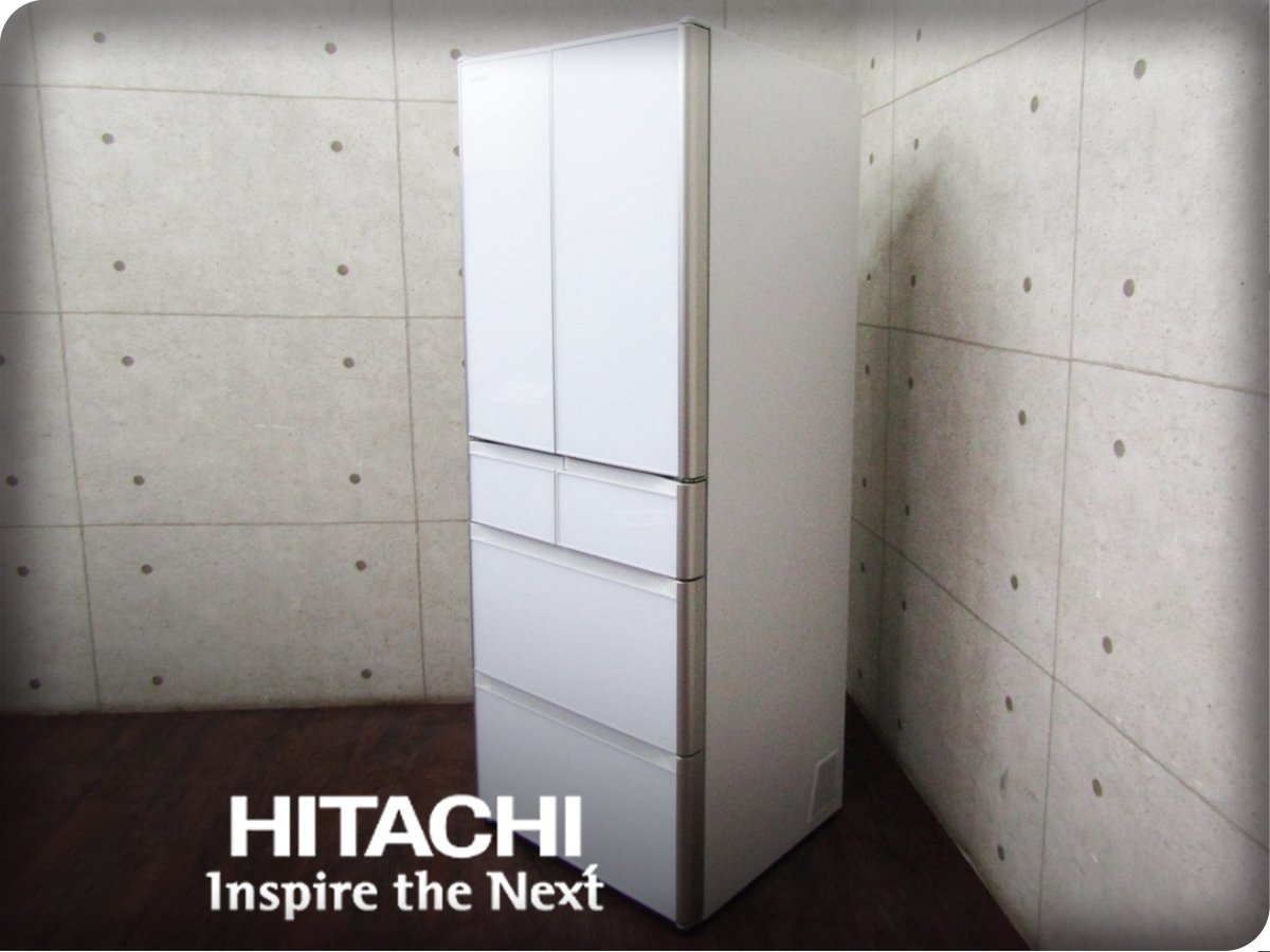 ■展示品■未使用品■日立/HITACHI■ノンフロン冷凍冷蔵庫■430L■XGタイプ■真空チルド■2020年製■R-XG43K(XW)型■17万■kdnn1746m_画像1