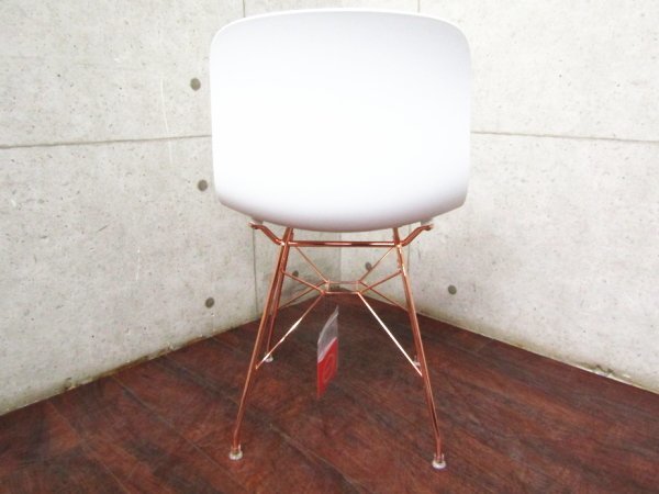 新品/未使用品/MAGIS/マジス/高級/TROY/トロイ/Marcel Wanders/SD3700/WIRE FRAME copper/PP WHITE 1735C/サイドチェア/57,200円/yykn839k_画像5