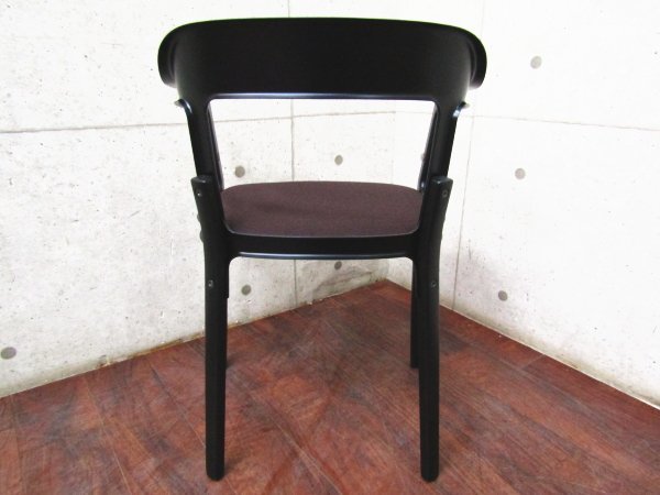 展示品/未使用品/マジス/Steelwood Chair upholstered/SD745/RONAN&ERWAN BOUROULLEC/leg:black/seat:black/チェア/135,300円yykn868k_画像5