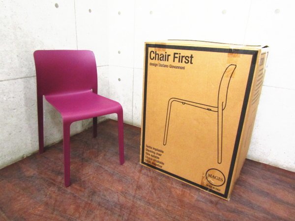# new goods # unused goods #MAGIS/majis# high class #CHAIR FIRST/ chair First #STEFANO GIOVANNONI# purple # chair #41,800 jpy #yykn791k