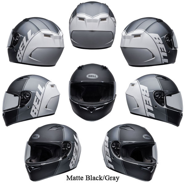 BELL ヘルメット Qualifier モデル Ascent マットブラックグレー/XL_画像2