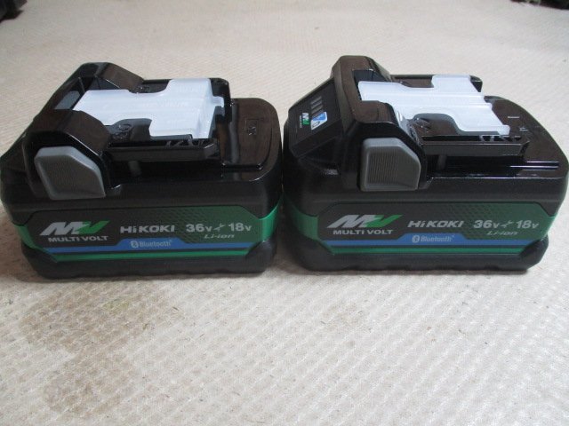 新品未使用品　HiKOKI　リチウムイオン蓄電池　バッテリー　BSL36A18BX　DC36V/18V　2.5Ah/5.0Ah　45Wh　計２点　（44-I）_画像2