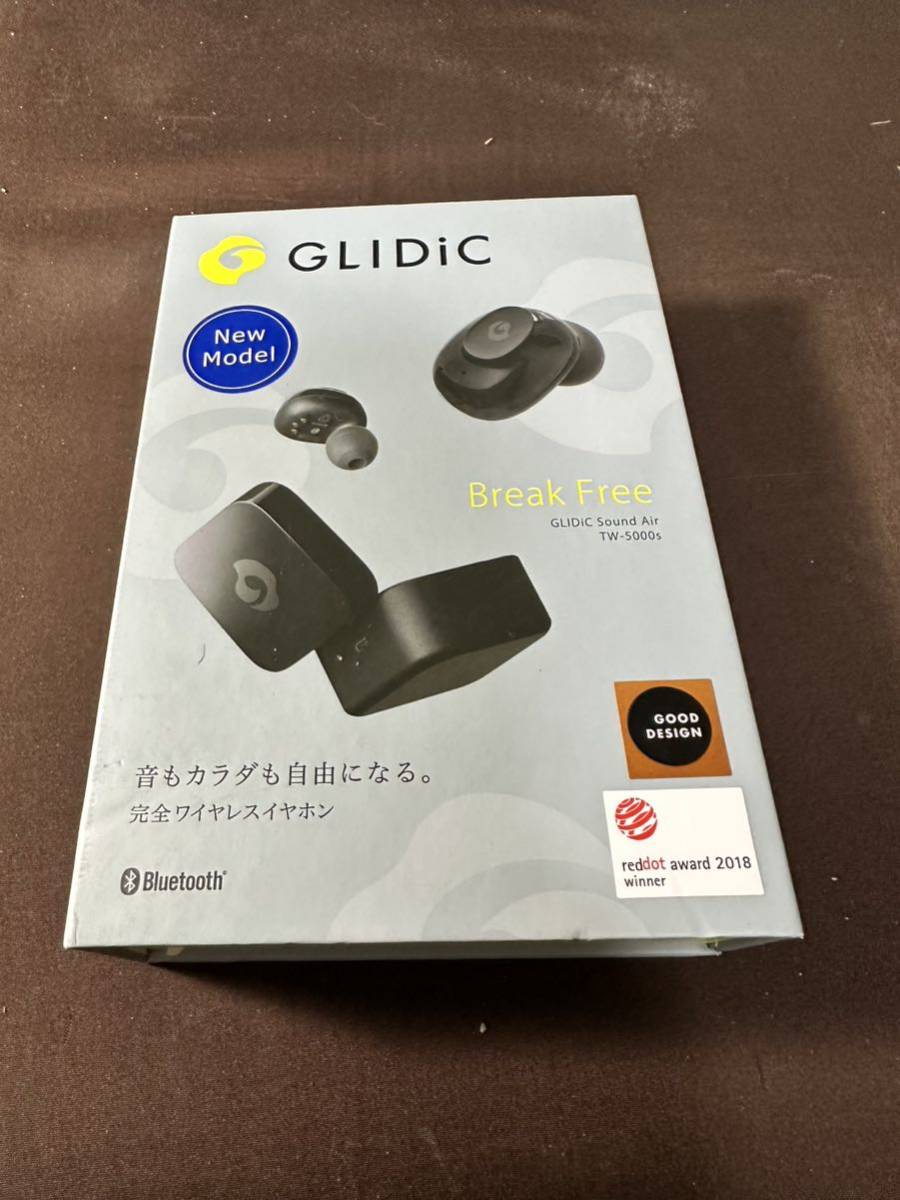 GLIDiC ワイヤレスイヤホン Bluetooth イヤホン ！モデル・ＴＷ-５０００Ｓブラック！_画像1